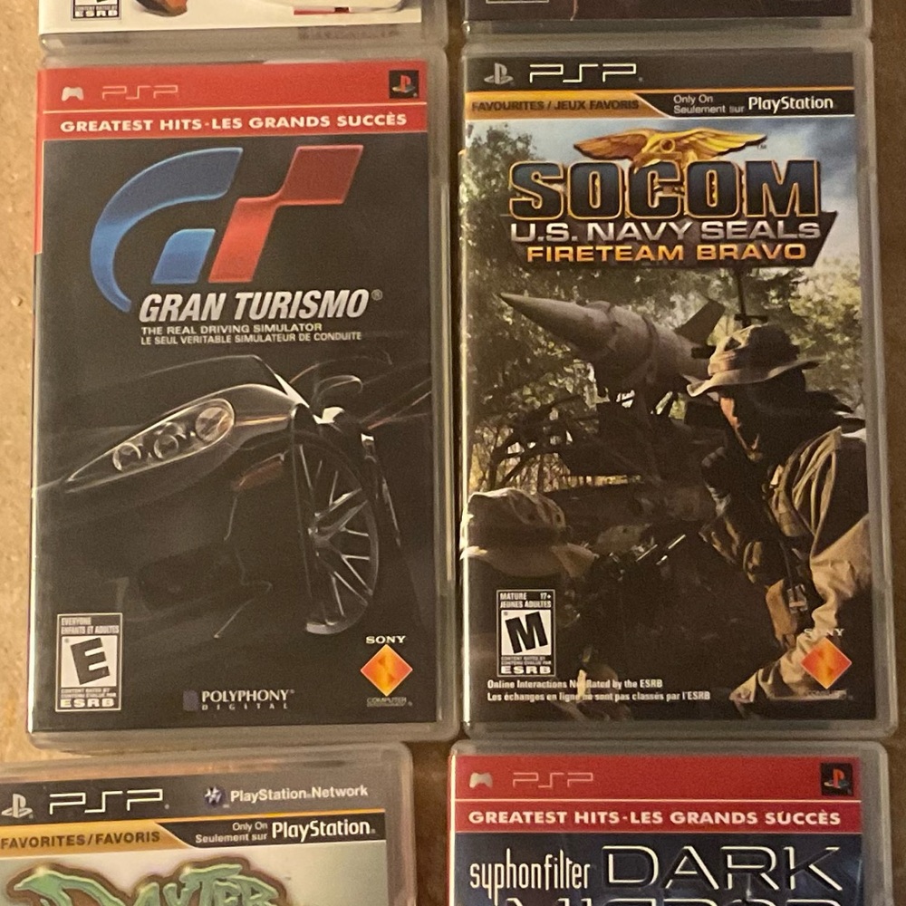 Sony PSP Games - Gran Turismo and SOCOM